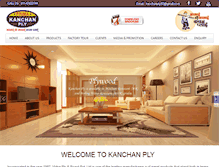 Tablet Screenshot of kanchanply.com